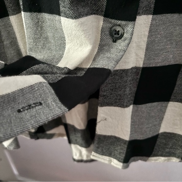 COLUMBIA sz XLBuffalo Plaid White Flannel Button Down Long Sleeve Shirt - Picture 4 of 9